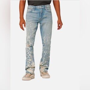 Hudson Jeans Walker Kick Flare Jean Men's in Painter Blue, 29